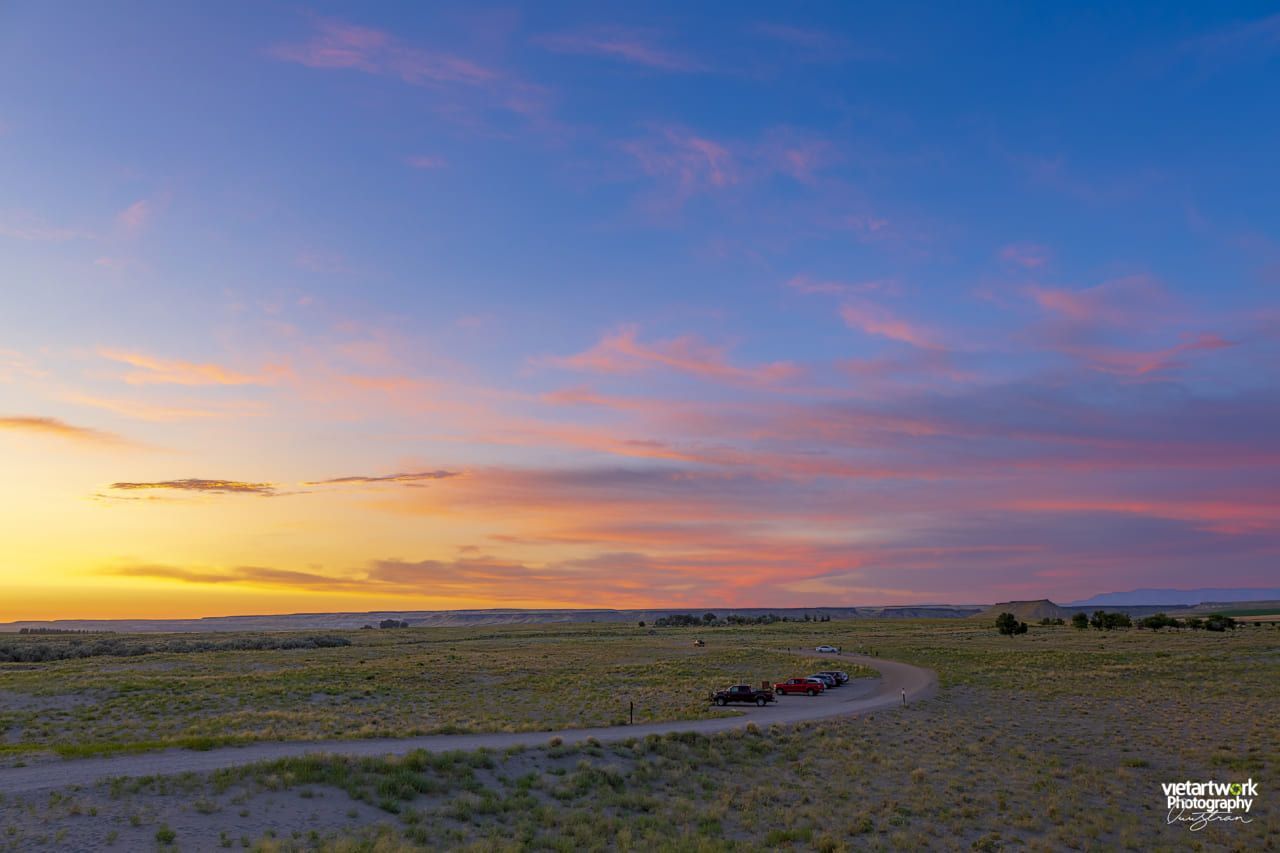 Hoàng hôn ở Bruneau Sand Dunes