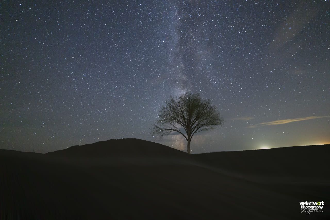 Dải ngân hà ở Bruneau Sand Dunes