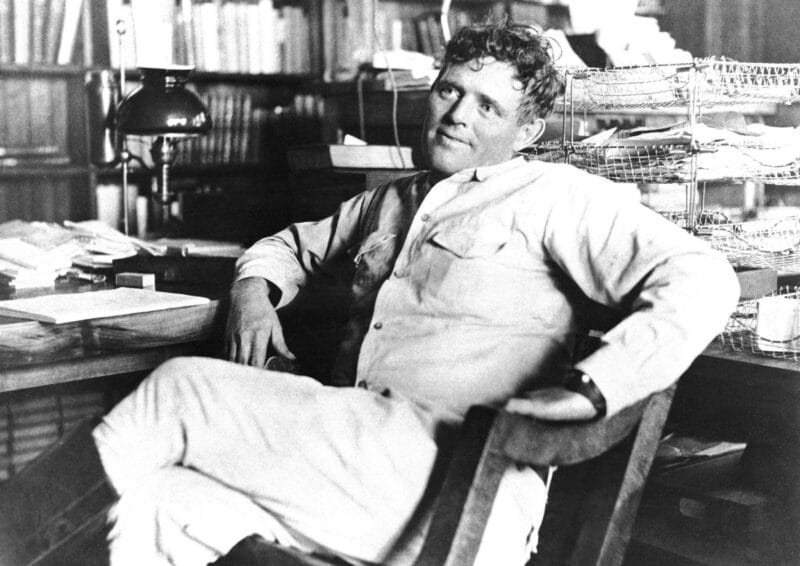 Nhà văn Jack London lúc sinh thời