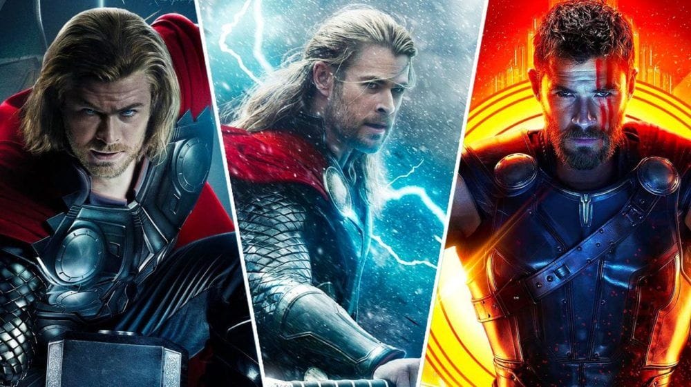 Chris Hemsworth trong các đời Thor