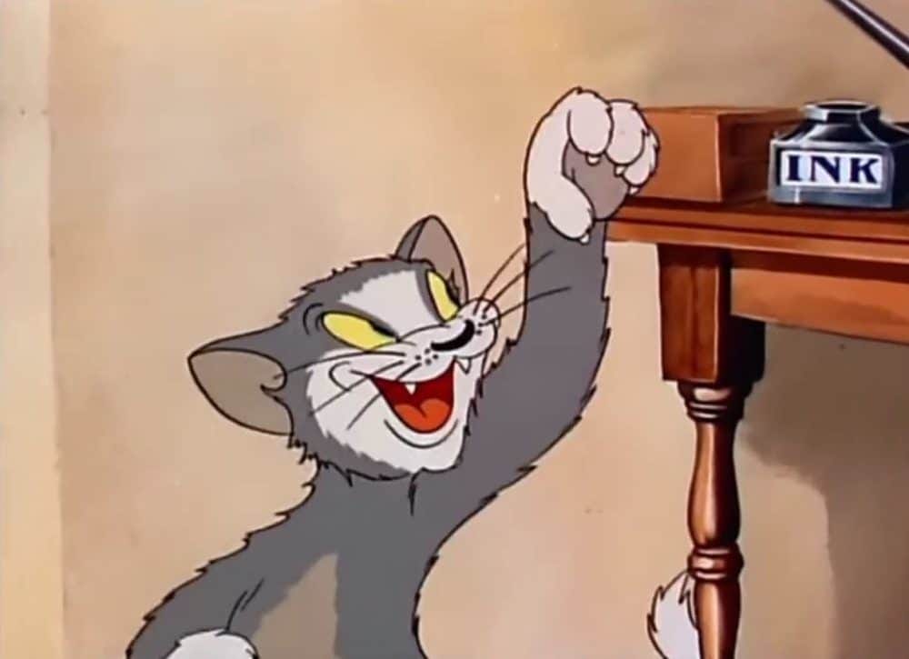 Tạo hình của Tom trong phim Puss gets the boot