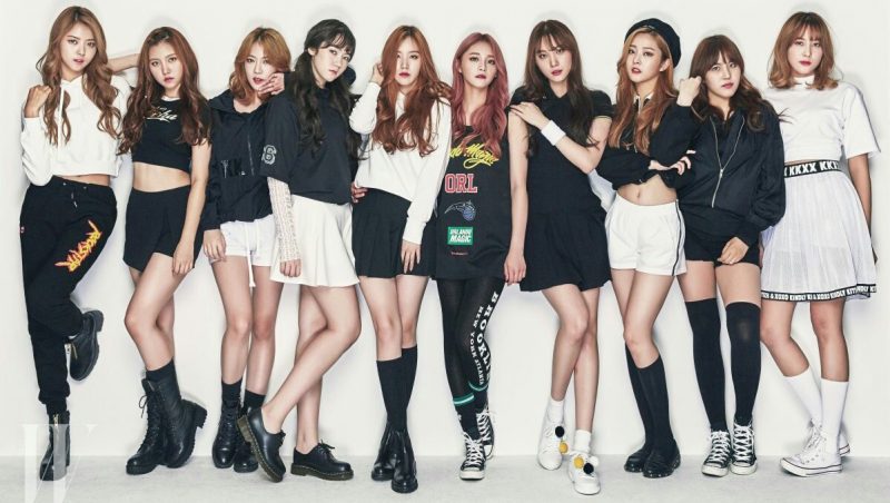 Hình ảnh các thành viên nhóm Pristin