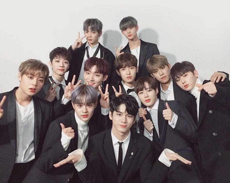 Đội hình với những cái tên sáng giá của Wanna One