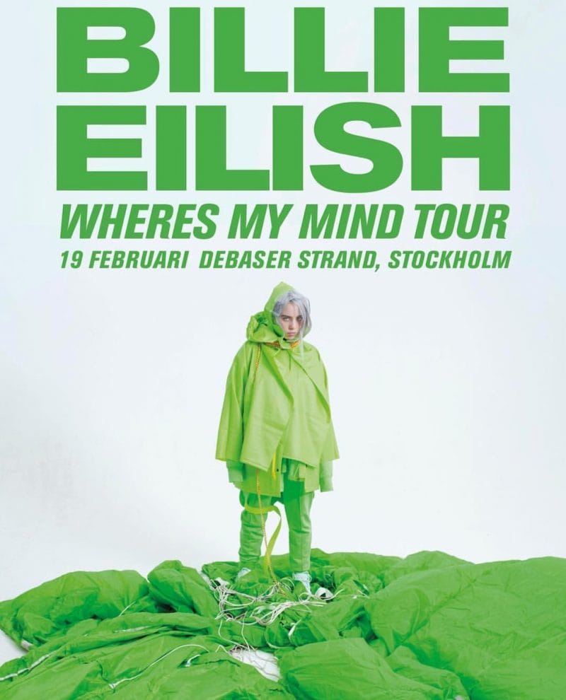 Tour diễn lớn đầu tiên của Billie mang tên Where's my mind