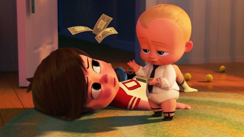 Nhóc Trùm và Tim trong một phân cảnh