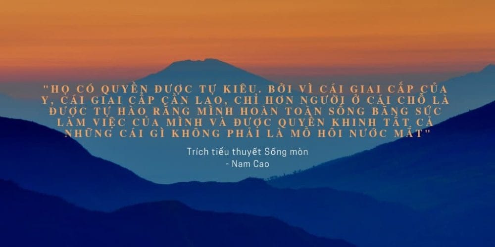 Trích dẫn sâu sắc từ tiểu thuyết Sống mòn