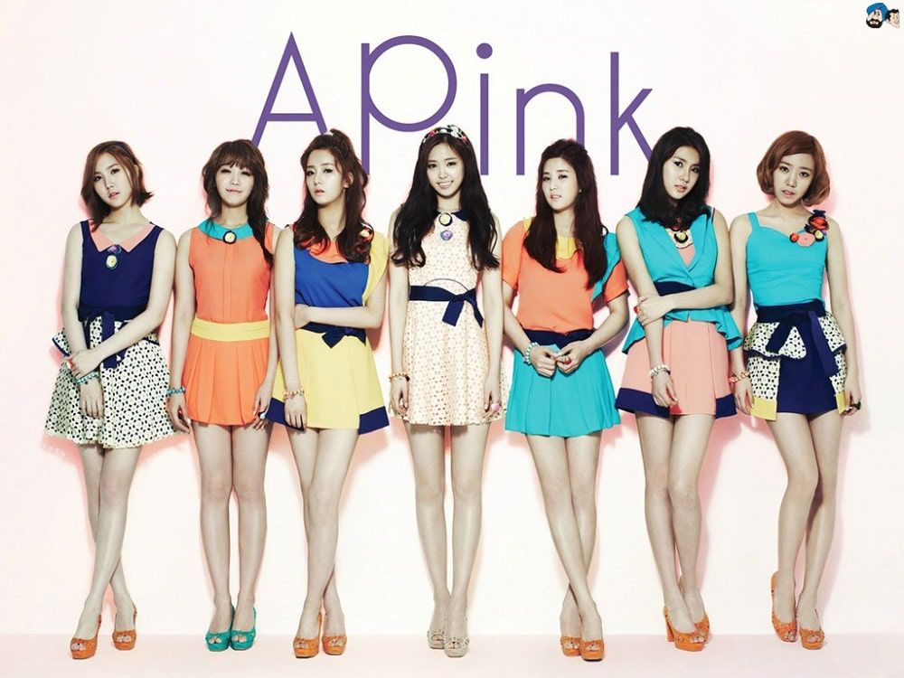 Đội hình hoàn chỉnh của Apink sau khi ra mắt