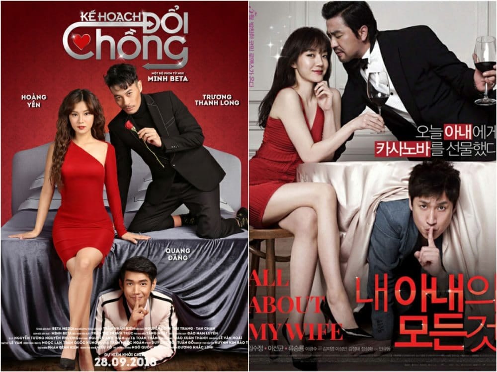 Bộ phim có cùng kịch bản với phim All About My Wife của Hàn Quốc