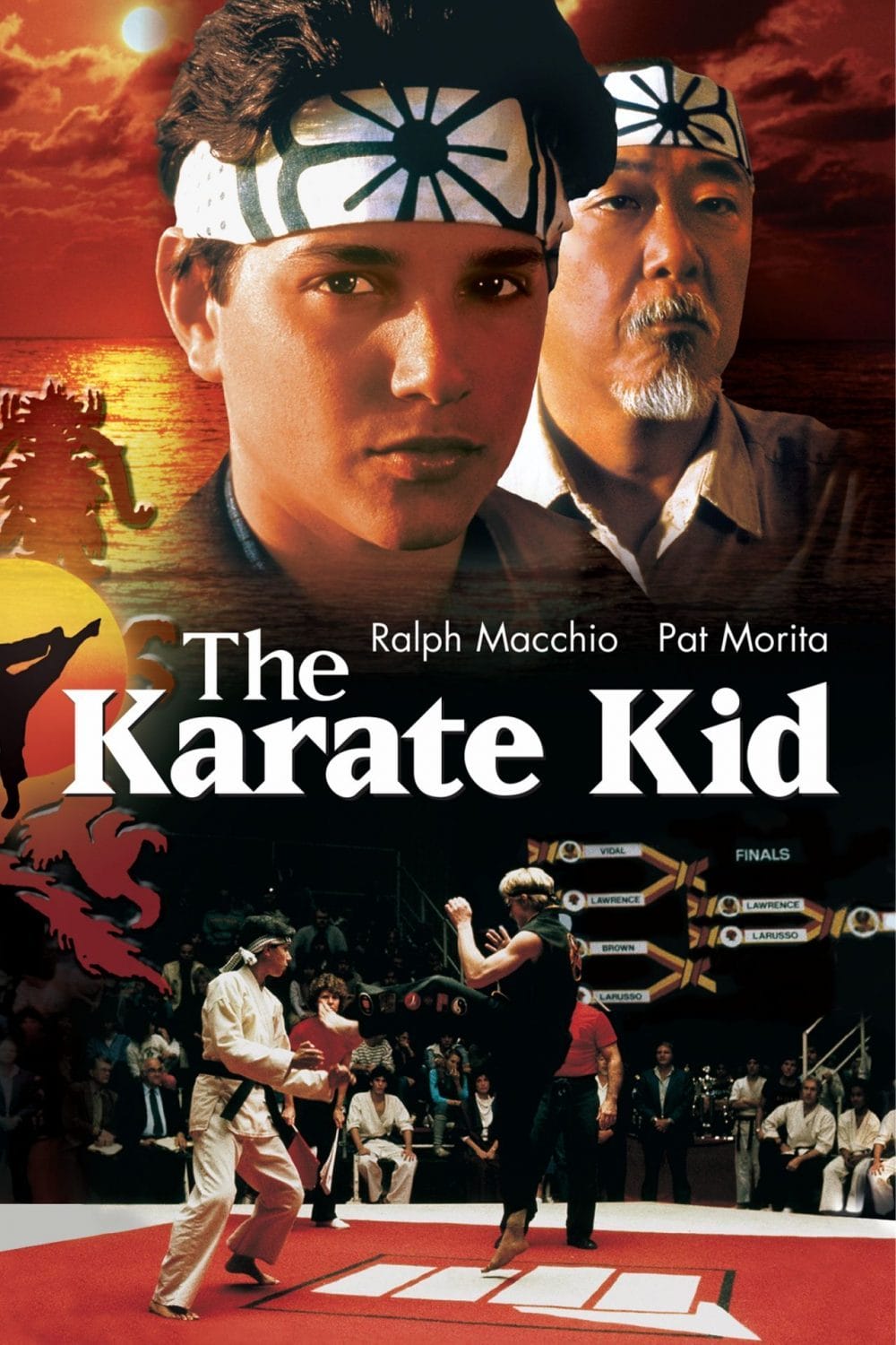 Poster của phim The Karate Kid phiên bản đầu tiên