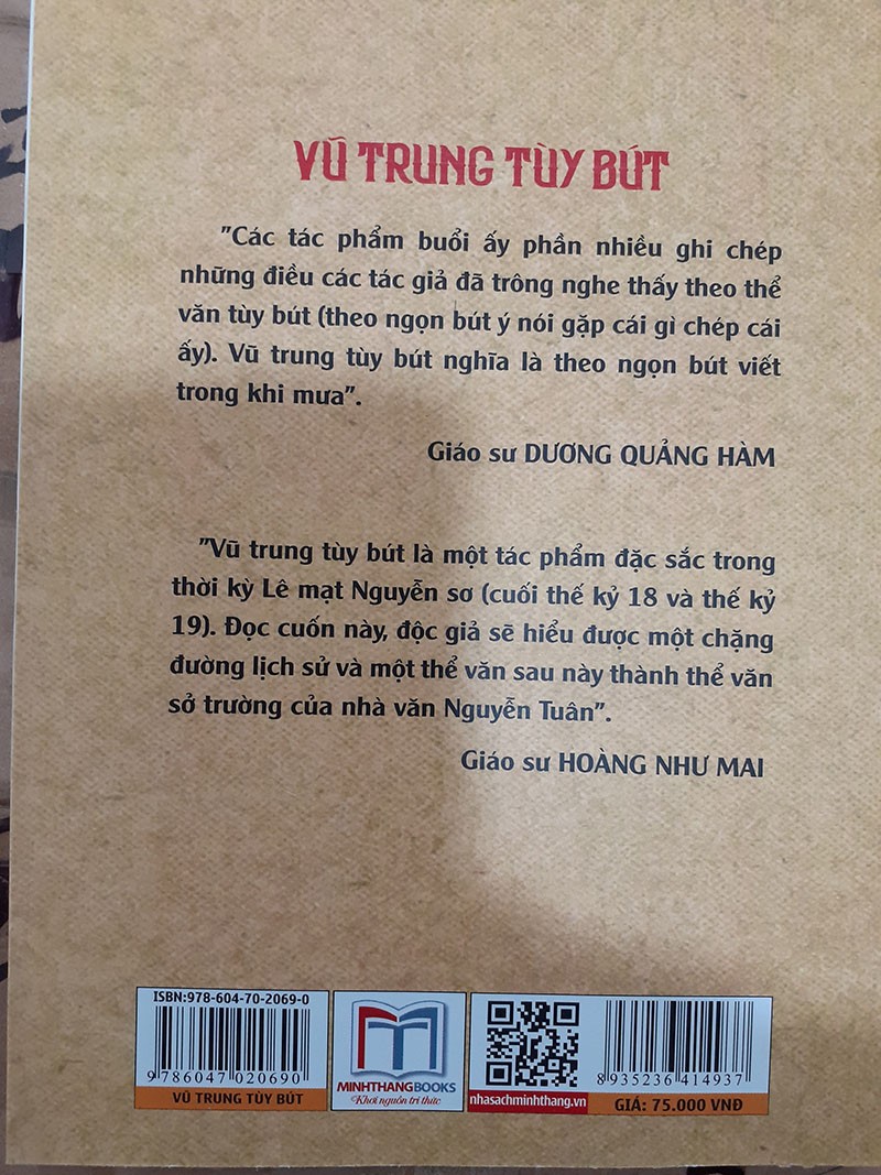 Những phong tục lễ nghi truyền thống của đời xưa được Phạm Đình Hổ nghiên cứu và ghi chép trong Vũ trung tùy bút