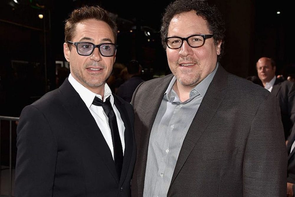 Hình ảnh của Đạo diễn jon favreau và Robert Downey Jr