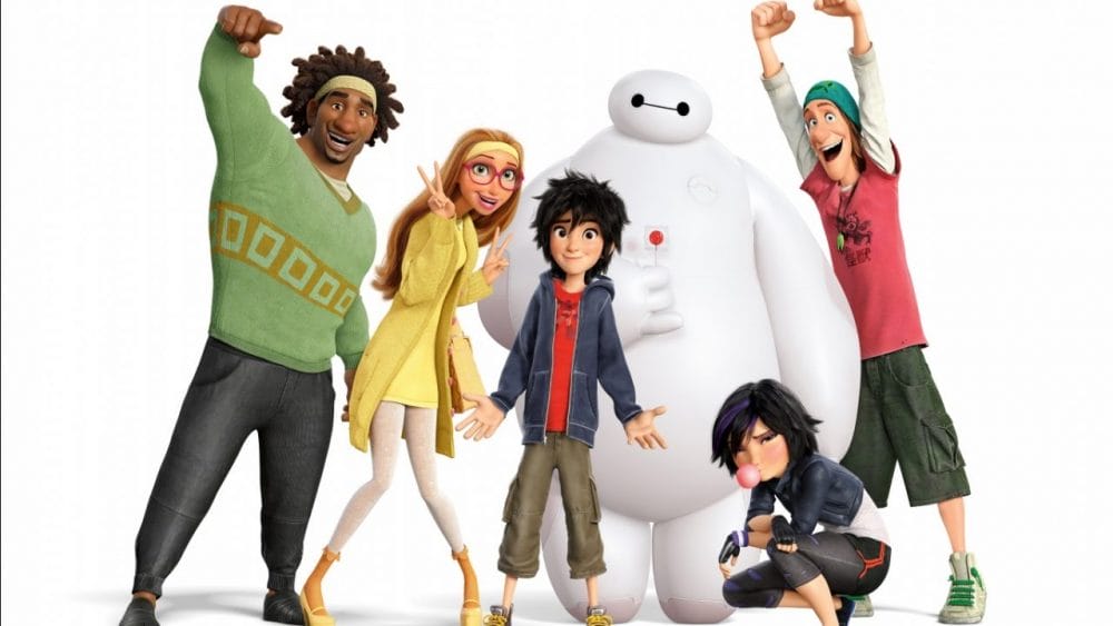 Hiro và biệt đội của mình trong Big Hero 6