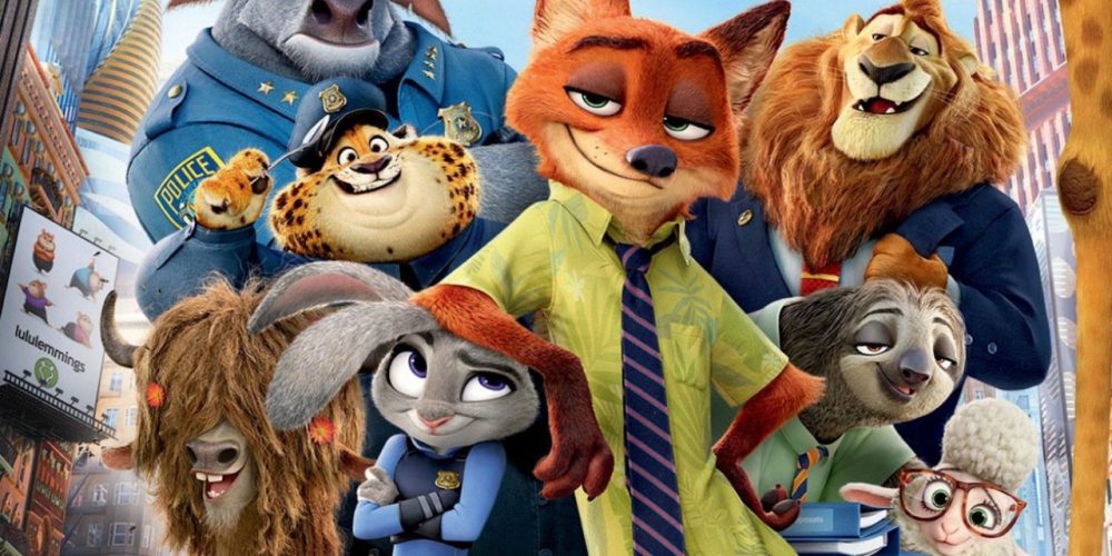 Hình ảnh dàn diễn viên trong phim Zootopia