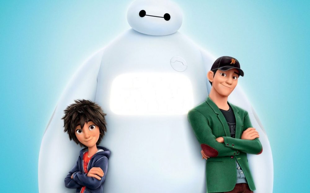 Hình ảnh BayMax cùng anh em nhà Hamada