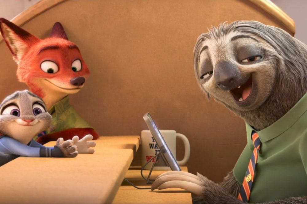 Hình ảnh Flash đang giúp đỡ Hopps và Wilde