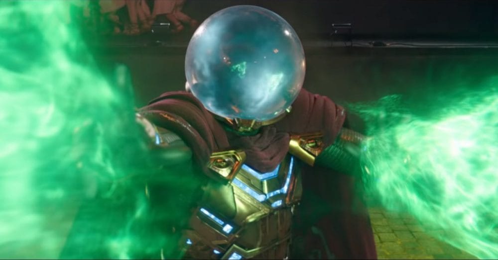 Hình ảnh về sức mạnh của Mysterio trong phim