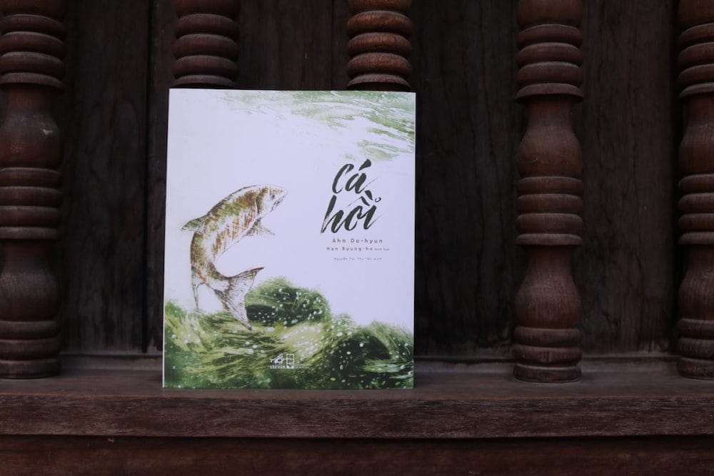 Ảnh minh họa bìa sách Cá hồi