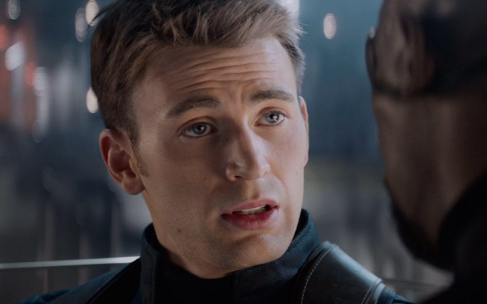 Hình ảnh của Chris evans trong phim Winter Soidler
