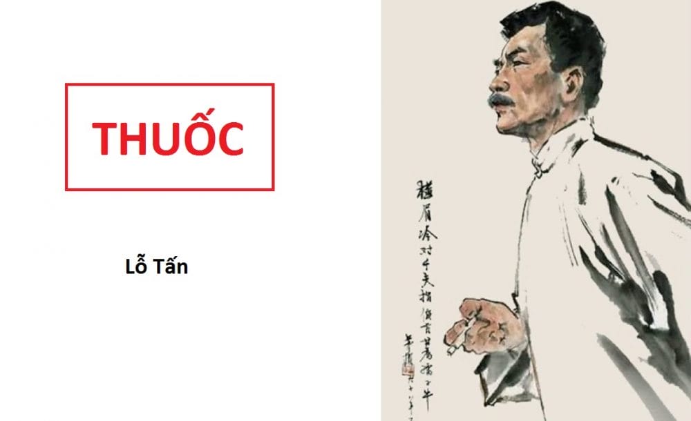 Trang bìa truyện ngắn Thuốc bản tiếng Trung