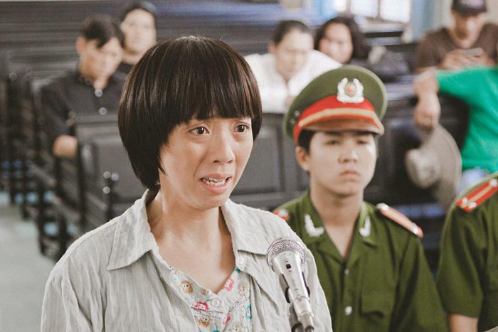Trang trong phiên tòa xét xử