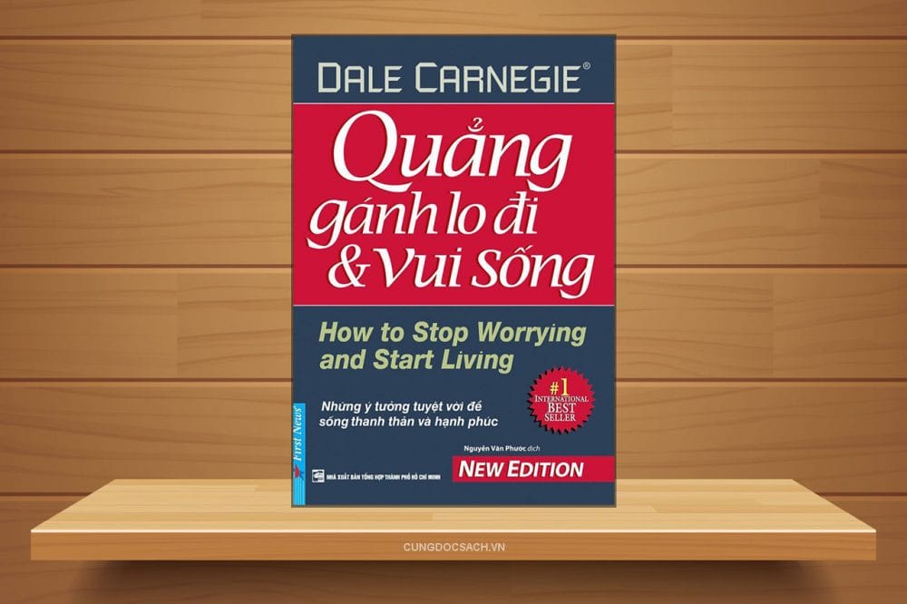 Trang bìa của cuốn sách Quẳng gánh lo đi và vui sống