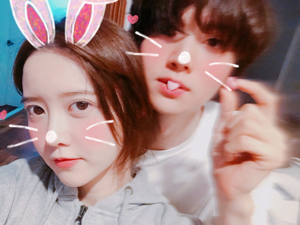 Goo Hye Sun trong khoảnh khắc ngọt ngào bên chồng