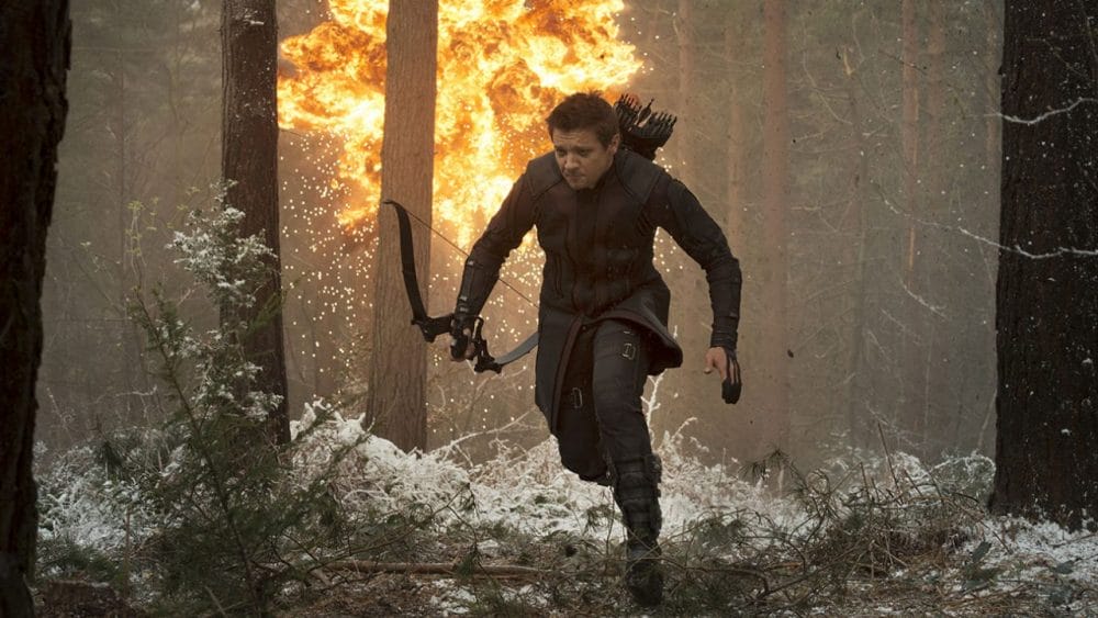 Hình ảnh của Hawkeye trong Avengers: Age of Ultron