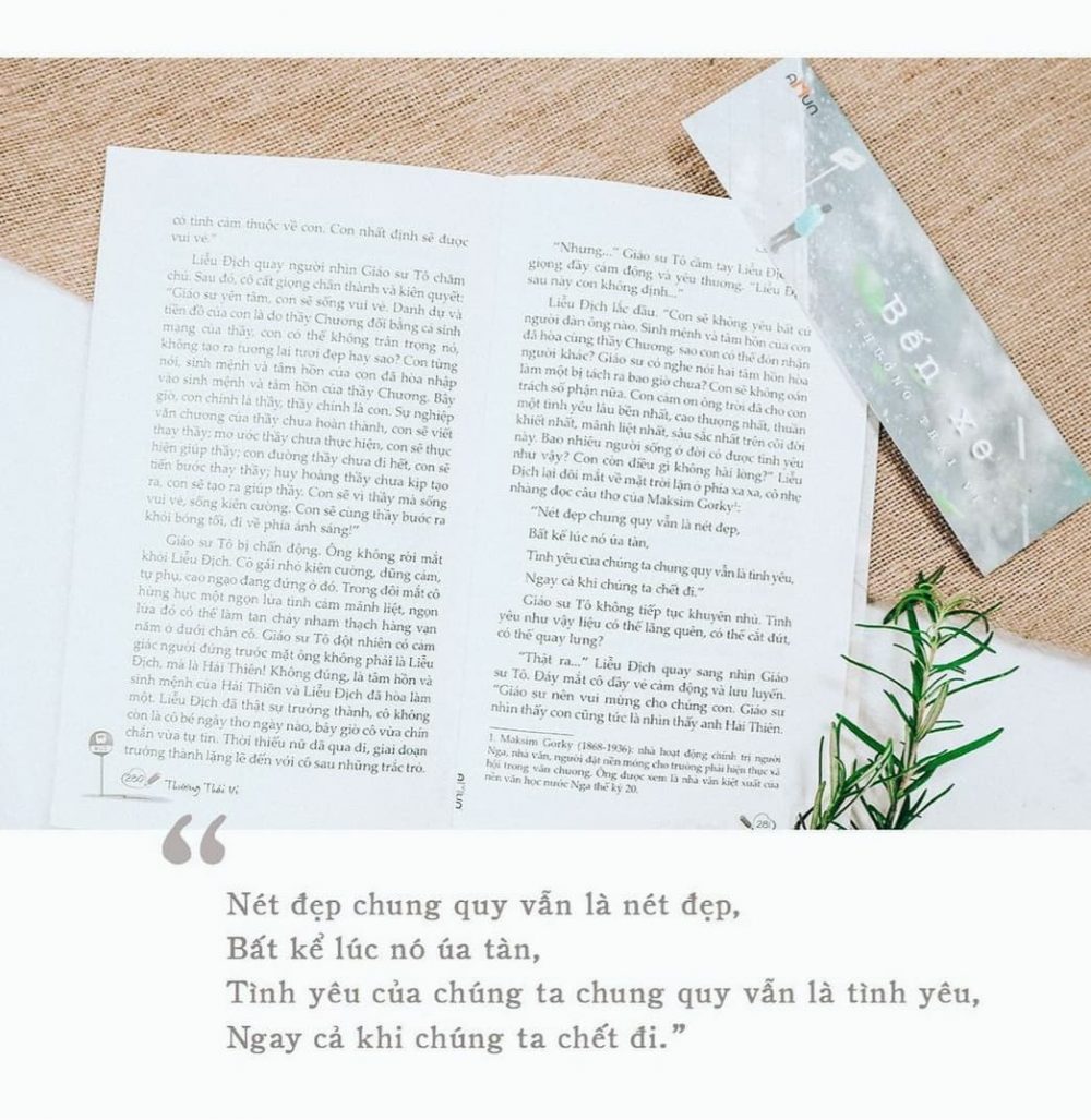 Trích dẫn trong tiểu thuyết Bến xe