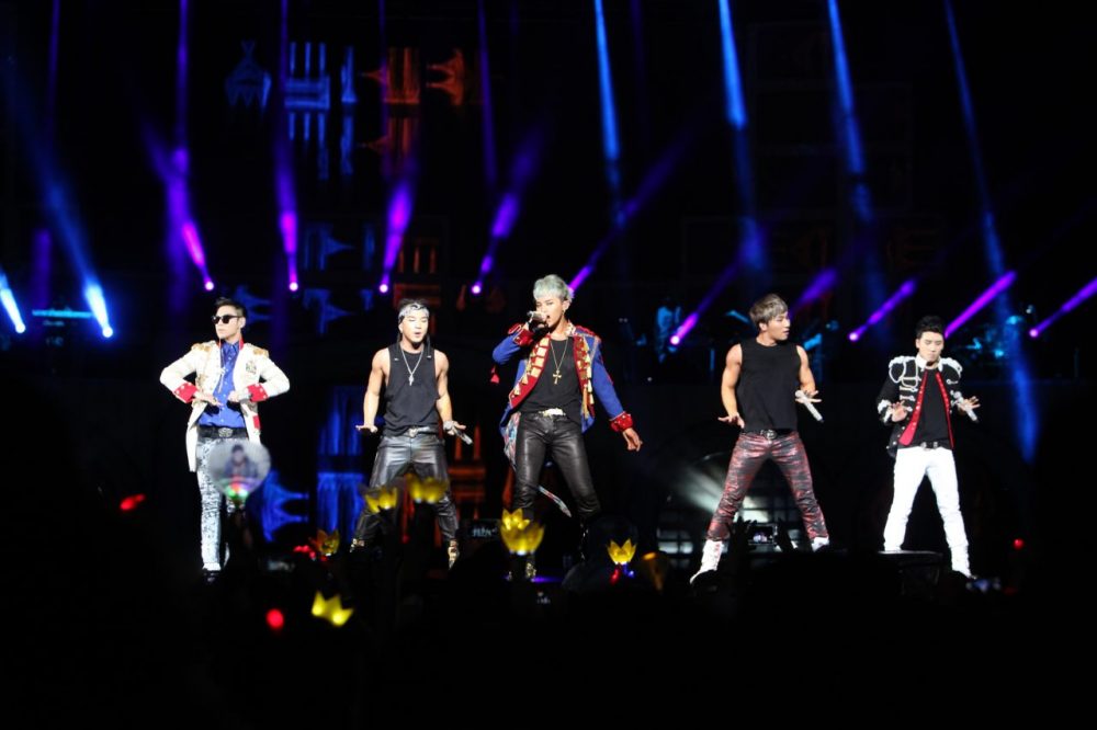 phong cách trình diễn máu lửa của Big Bang
