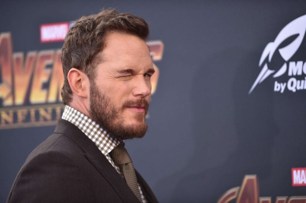 Chris pratt trong lễ ra mắt phim cuộc chiến vô cực