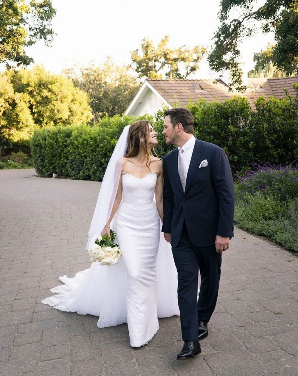 Hình anh lễ cưới của Chris Pratt và Katherine Schwarzenegger