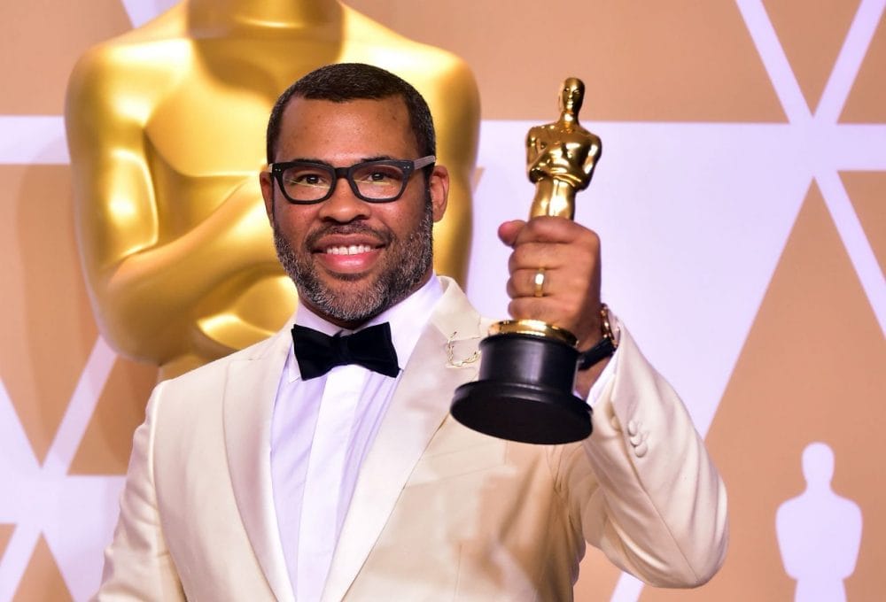 Đạo diễn Peele tại lễ trao giải Oscar