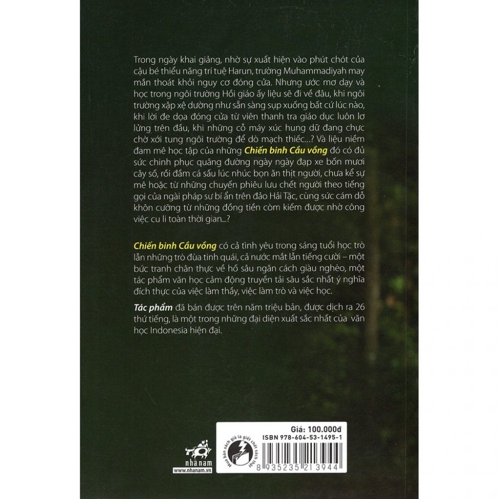 Cuốn tiểu thuyết dưới ngòi bút của Andrea Hirata đã khắc họa sắc nét tầm quan trọng của giáo dục