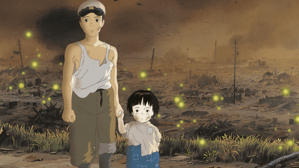 Seita và Setsuko cũng phải trải qua nỗi đau mất mẹ chỉ sau vài phút chia ly