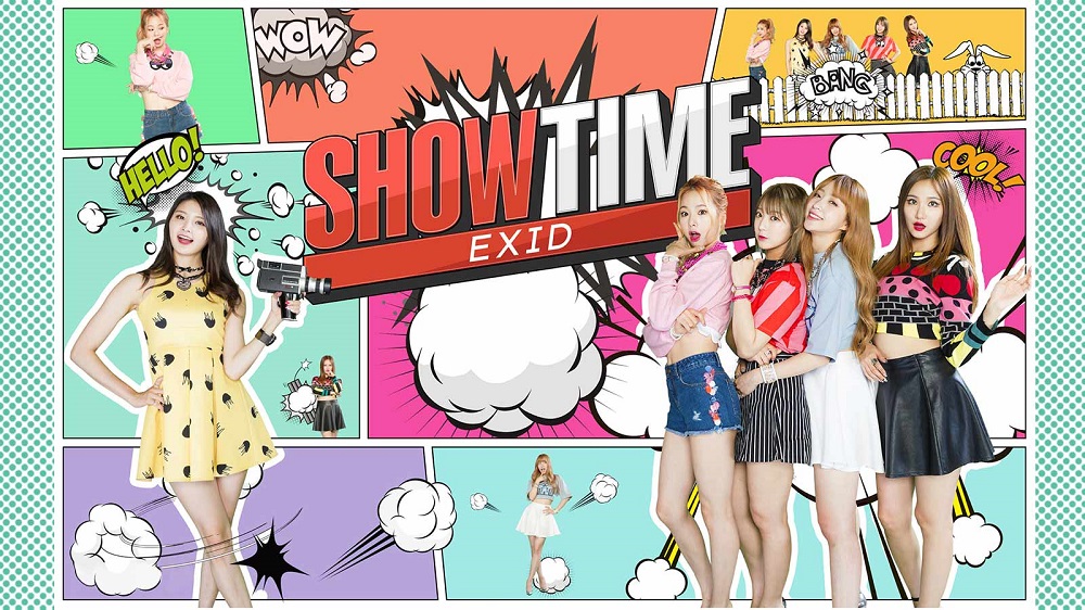 Hình ảnh của EXID xuất hienj trên chương trình Showtime