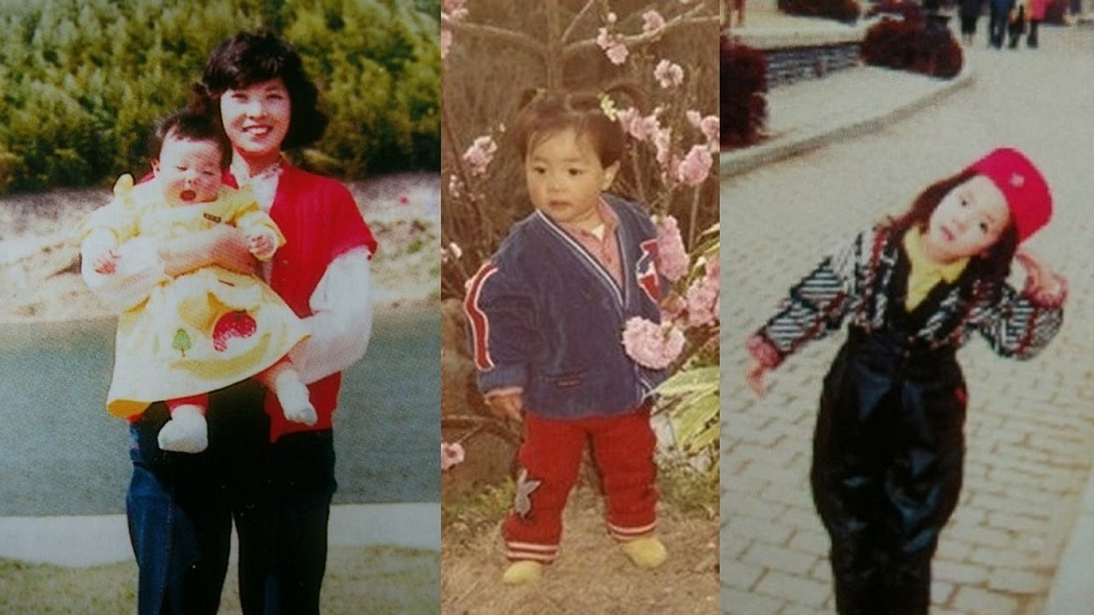 Hình ảnh khi còn nhỏ của Sandara Park
