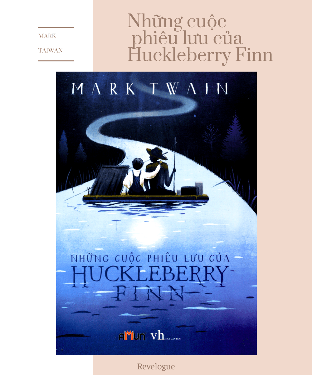 Bìa cuốn sách Những cuộc phiêu lưu của Huckleberry Finn