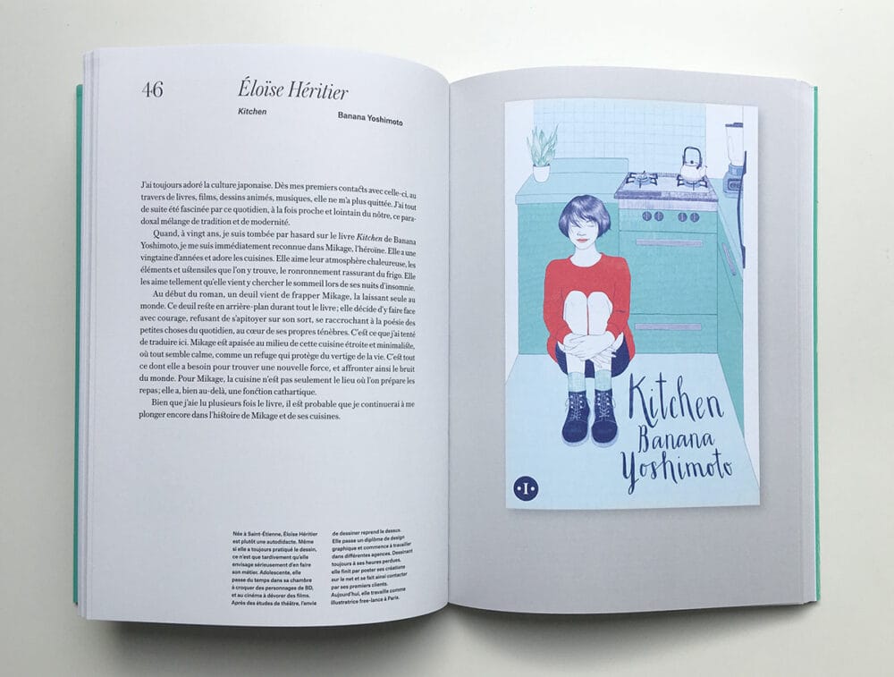 Một trang sách của nhà văn Banana Yoshimoto