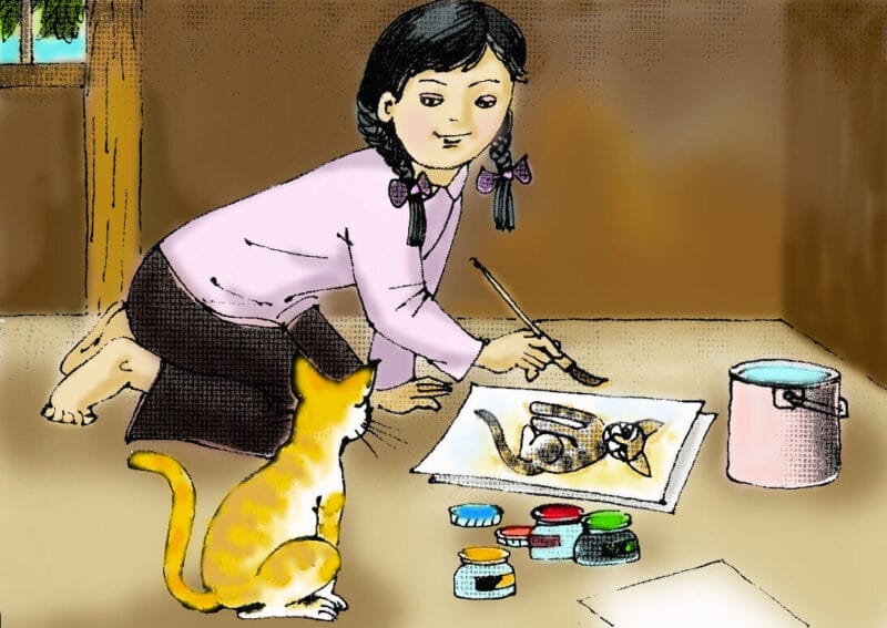 Ảnh minh họa tác phẩm của Tạ Duy Anh