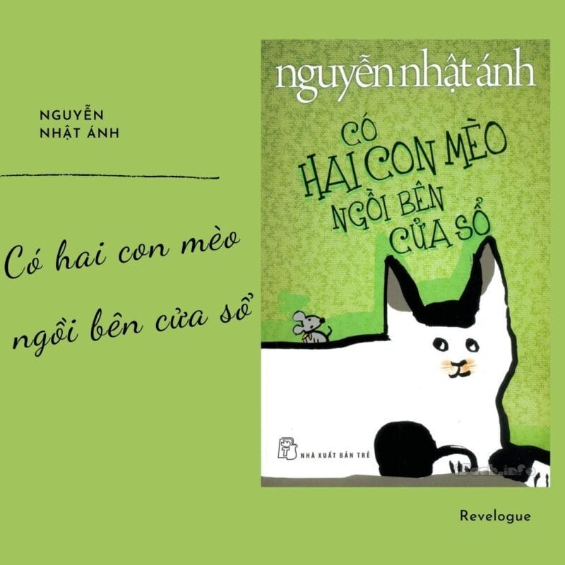 Bìa cuốn sách Có hai con mèo ngồi bên cửa sổ