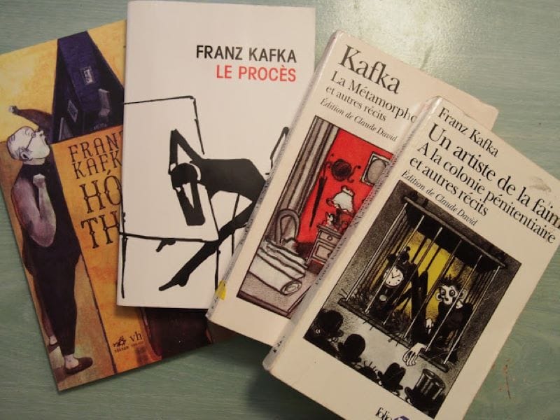Một số tác phẩm nổi tiếng của nhà văn Franz Kafka bản tiếng anh