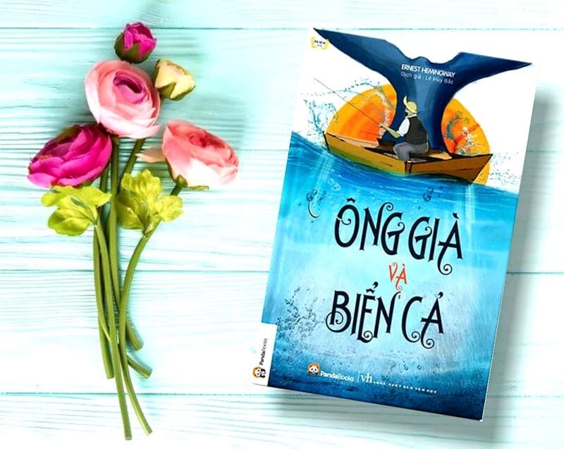 Bìa sách ông già và biển cả
