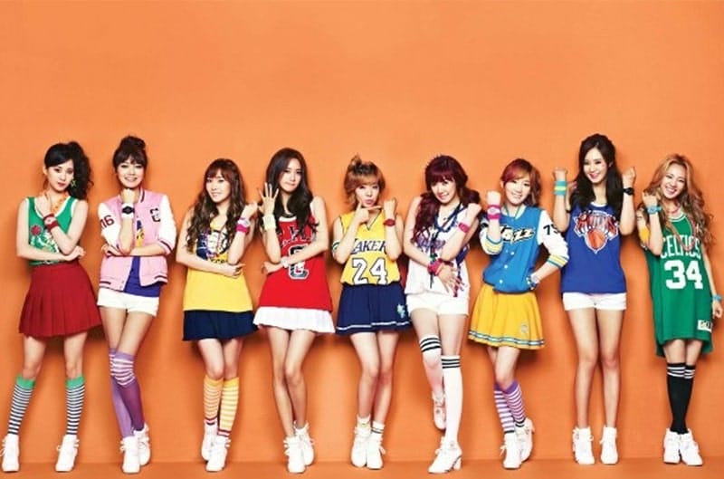Tiffany và các thành viên SNSD những ngày đầu tiên