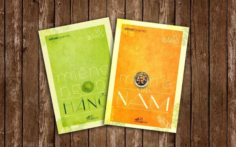 Bìa sách Món lạ miền Nam và Miếng ngon Hà Nội
