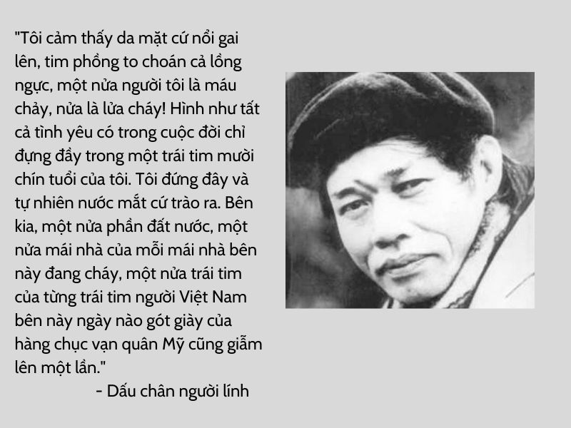 Dấu chân người lính là những trang văn đầy cảm xúc