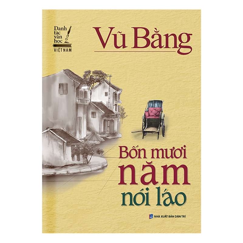 Hình ảnh bìa cuốn sách Bốn mươi năm nói láo của nhà văn Vũ Bằng