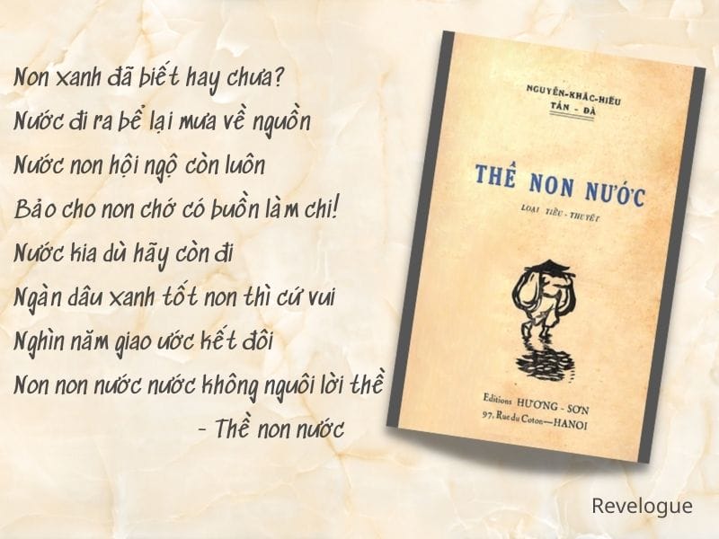 Bài thơ Thề non nước của Tản Đà