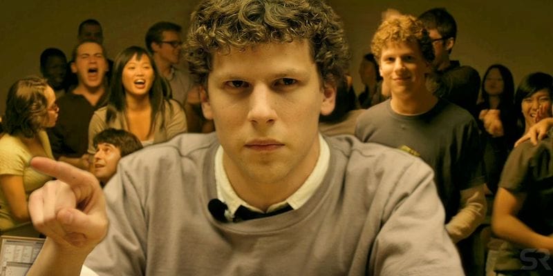 Hình ảnh Justin trong phim The Social Network