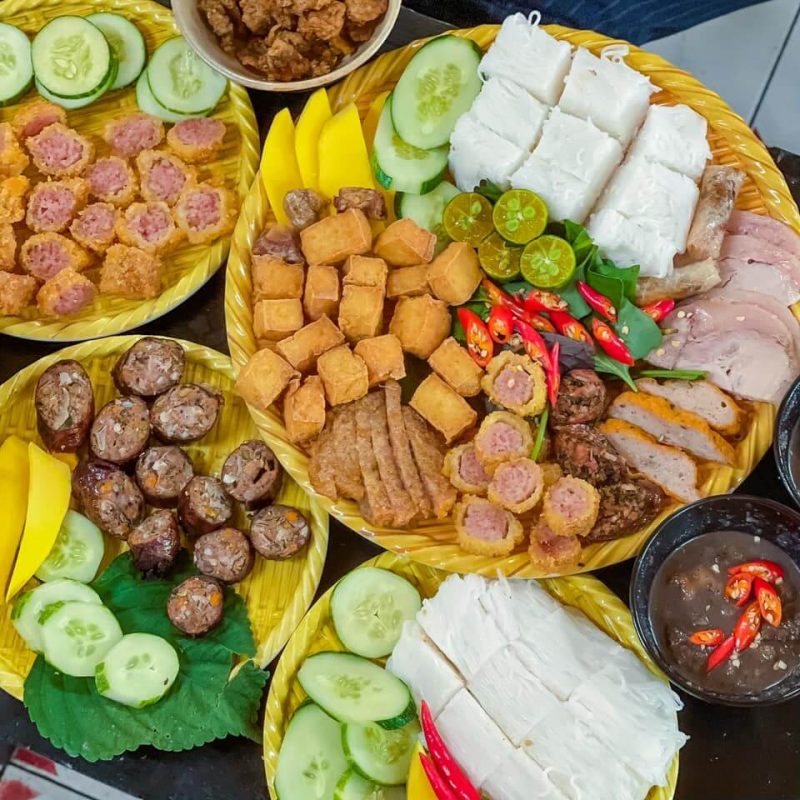 Bún đậu mắm tôm là món ăn nổi tiếng của ẩm thực miền Bắc
