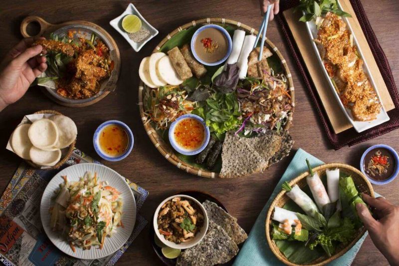 Món ăn Việt Nam được chế biến và trình bày chỉn chu